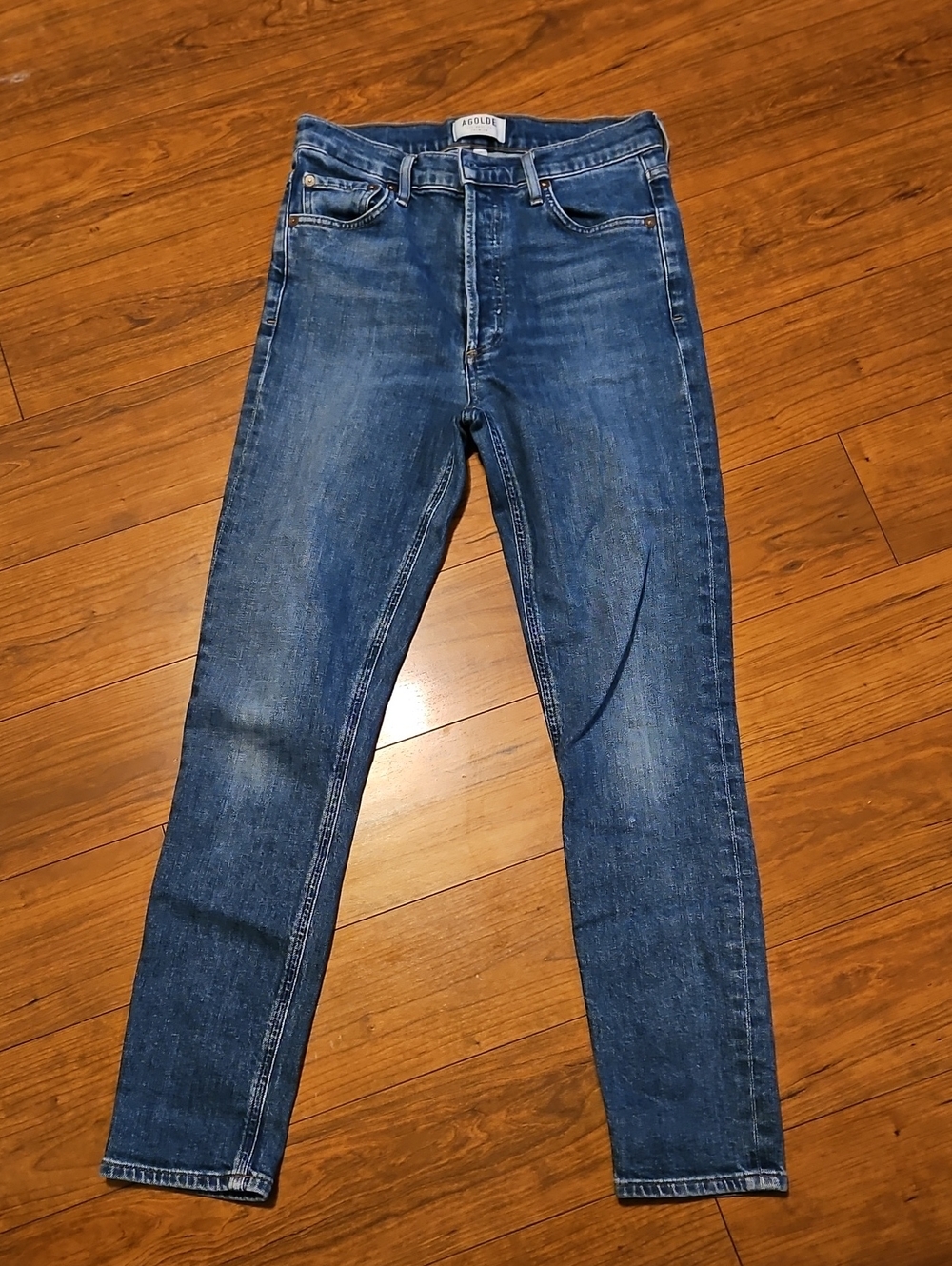 Agolde Buttonfly Jeans Size 26 In Great Condition